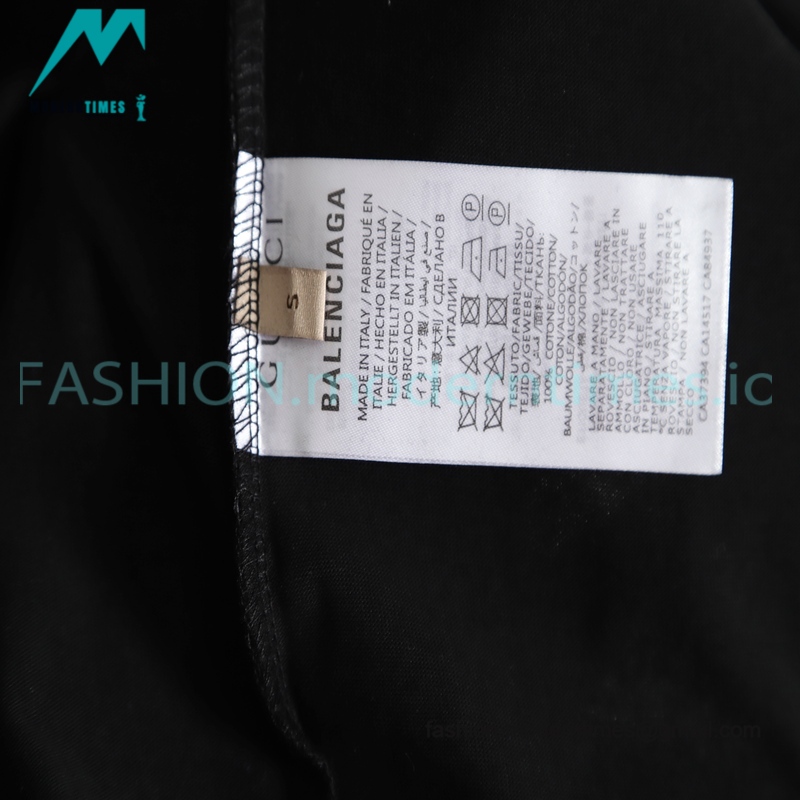Gucci - Balenciaga Double G-B Print Short Sleeve T-shirt Gucci - Balenciaga Double G-B Print Short Sleeve T-shirt